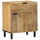 Bedside Cabinet Brown 50x33x60 cm Solid Wood Mango 4017728