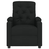Recliner Chair Black Fabric 352413