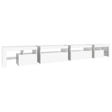 TV Cabinet with LED Lights White 290x36.5x40 cm 3152802