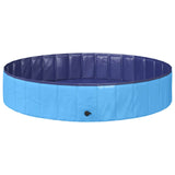 Children Swimming Pool Folding Blue 160 x 30 cm 3416322