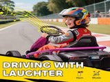 24V Electric Go Kart for Kids, Drift Ride-On Racing Go Kart with 2 Speeds, for Boys Girls Aged 8-12 T3398P348398
