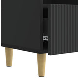 TV Cabinet with Drawer Black 102 x 34.5 x 50 cm Engineered Wood 894676