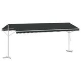 Free Standing Awning Anthracite 6 x 3 m Polyester 42033622