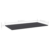 805319 Bookshelf Boards 8 pcs Grey 80x30x1,5 cm Engineered Wood