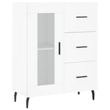 Highboard White 69.5x34x180 cm Engineered Wood 3195971