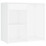 Dressing Table Set with LED White Engineered Wood 3114099