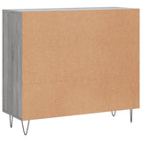 Sideboard Grey Sonoma 90x34x80 cm Engineered Wood 828106