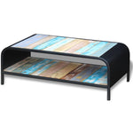 ZNTS Coffee Table Solid Reclaimed Wood 243285