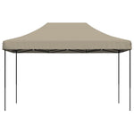 ZNTS Foldable Party Tent Pop-Up Taupe 440x292x315 cm 4004962