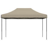 ZNTS Foldable Party Tent Pop-Up Taupe 440x292x315 cm 4004962