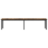 Bench Smoke Oak 200 x 35 x 45 cm Engineered Wood 892610