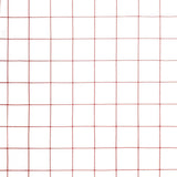 Chicken Wire Fence Steel with PVC Coating 25x1 m Red 143665