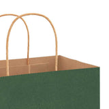 Paper Bags 250 pcs with Handles Green 32x17x44 cm 4101734