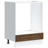 Oven Cabinet Kalmar Brown Oak Engineered Wood 853524
