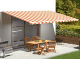 Replacement Fabric for Awning Yellow and Orange 5x3 m 312021