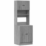 Kitchen Cabinet Grey Sonoma 60x50x180 cm Engineered Wood 3276642