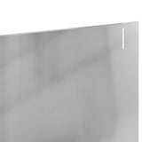 Lawn Edging 10 pcs 102 x 15 x 4 cm Steel Silver 8008778