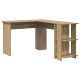 Corner Desk Artisan Oak 140 x 113.5 x 75 cm Engineered Wood 869561
