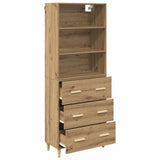Highboard Artisan Oak 69.5 x 32.5 x 180 cm Engineered Wood 3416034