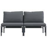 Outdoor Furniture 2 Piece Anthracite 80 x 80 x 71 cm Steel 42009988