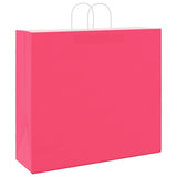 Paper Bags 50 pcs with Handles Pink 54x15x49 cm 4101668