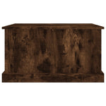 ZNTS Storage Box Smoked Oak 70x40x38 cm Engineered Wood 816509