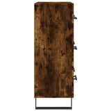 Sideboard Smoked Oak 69.5x34x90 cm Engineered Wood 827881