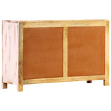 Sideboard Light Pink 110x35x70 cm Solid Mango Wood 247764
