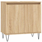 Bathroom Cabinet Sonoma Oak 58x33x60 cm Engineered Wood 831583