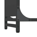 Firewood Rack Black 44x28x90 cm Cold-rolled steel 864207