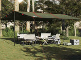 Camping Tarp Olive Green 451x420 cm Waterproof 4009603