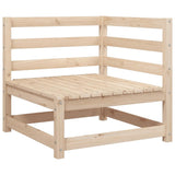 11 Piece Garden Sofa Set Solid Wood Pine 3299485