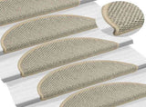 Stair Mats Self-adhesive Sisal-Look 30 pcs 65x21x4 cm Light Green 3365875