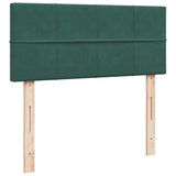 Ottoman Bed with Mattress & LEDs Dark Green 120x200cm Velvet 3312617
