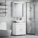 Bathroom Furniture Set TULUM 2 pcs White 60 x 34 x 63 cm 3398014
