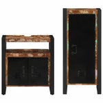 Bathroom Furniture Set 2 pcs Multicolour Solid Reclaimed Wood 3305609