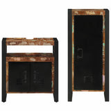 Bathroom Furniture Set 2 pcs Multicolour Solid Reclaimed Wood 3305609