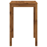 Garden Bar Table Natural 70 x 68.5 x 105 cm Solid Acacia Wood 901256
