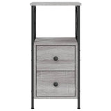 Bedside Cabinets 2 pcs Grey Sonoma 34x35.5x70 cm Engineered Wood 825950