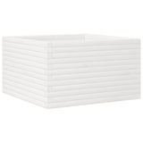 Garden Planter White 80x80x45.5 cm Solid Wood Pine 847259