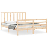 Bed Frame without Mattress 160x200 cm Solid Wood Pine 3193866