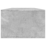 Coffee Table Concrete Grey 102x55x35 cm Engineered Wood 848013