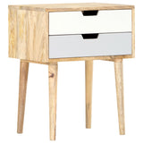 Bedside Cabinet 47x35x59 cm Solid Mango Wood 286481