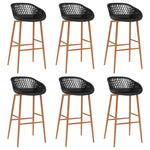 7 Piece Bar Set Black 3057476