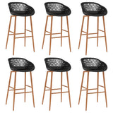 7 Piece Bar Set Black 3057476
