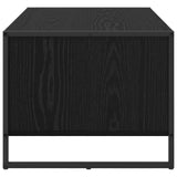 Coffee Table Black Oak 80 x 50 x 40 cm Engineered Wood 886432