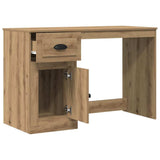 Desk with Drawer Artisan Oak 50 x 115 x 75 cm Engineered Wood 862823