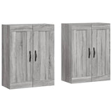 Wall Mounted Cabinets 2 pcs Grey Sonoma Engineered Wood 3198015