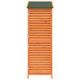 Garden Shed with Roof Brown 59 x 56 x 176 cm Solid Fir Wood 42033463