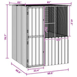 Bird Cage Anthracite 165 x 165 x 200 cm Galvanised Steel 3325168